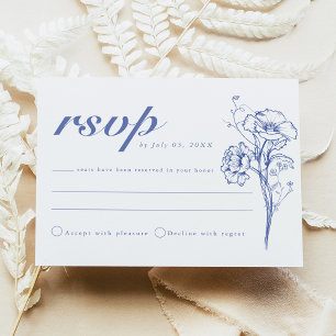 AURELIA Chinoiserie French Victorian RSVP Card