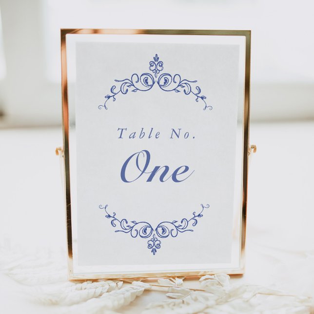 AURELIA Chinoiserie Victorian Table Number Card (Creator Uploaded)