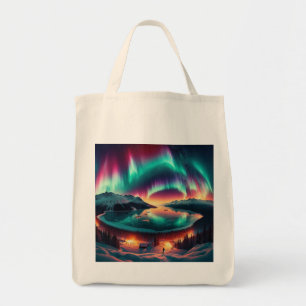 Aureola Borealis in Alaska Tote Bag