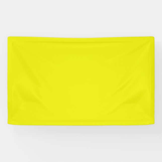 Aureolin (solid colour)  banner (Horizontal)