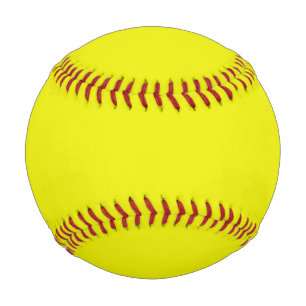 Aureolin (solid colour) baseball