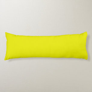 Aureolin (solid colour) body cushion