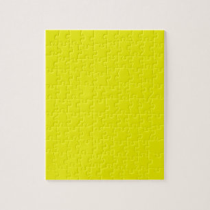Aureolin (solid colour) jigsaw puzzle