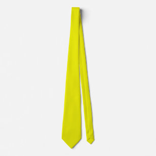Aureolin (solid colour) tie