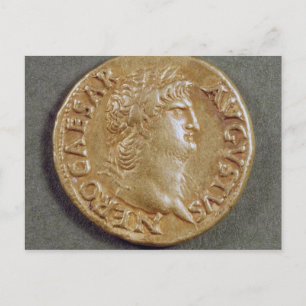 Aureus  of Nero Postcard