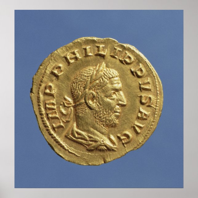Aureus  of Philip the Arab Poster (Front)