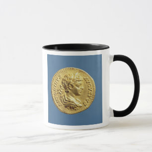 Aureus  with head of Carcalla  grapes Mug