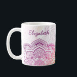 Auri Mandala 11 oz. Personalised Mug<br><div class="desc">The Auri Mandala 11 oz. Personalised Mug with its gradient of vivid colours, adds a meditative touch to your morning routine, or any time you need that sustaining cup of coffee, tea, or hot chocolate. Would also make a thoughtful gift for your favourite yoga teacher. Available in a 15 oz....</div>