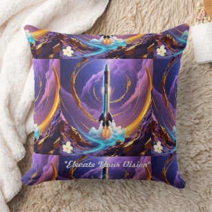 "Auric Launch Sequence" Cushion