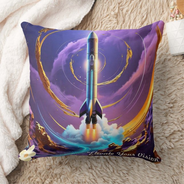 "Auric Launch Sequence" Cushion (Blanket)
