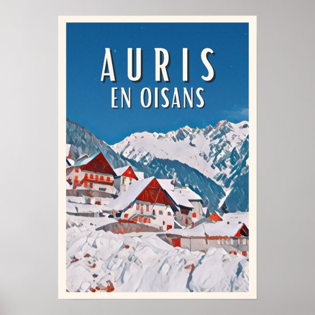 Auris en oisans Station de ski Poster (Front)