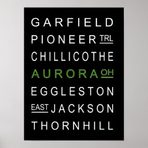 Aurora and Her Streets Poster