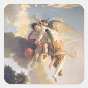 Aurora Ascending the Heavens Square Sticker