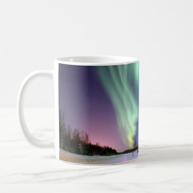 Aurora - Beautiful Northern Lights Coffee Mug (Left)