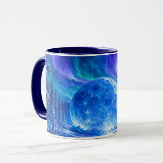 Aurora Blue Moon Mug