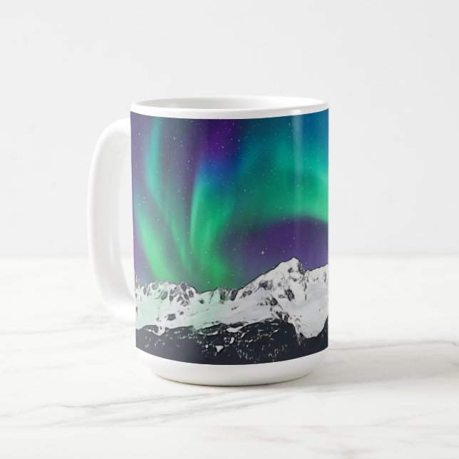 Aurora Borealis - 15 oz. Mug (Front Left)