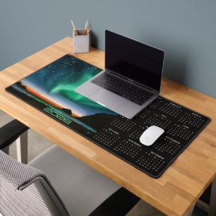 Aurora Borealis - 2026 Calendar Desk Mat