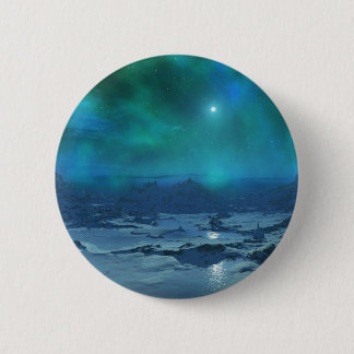 Aurora Borealis 6 Cm Round Badge
