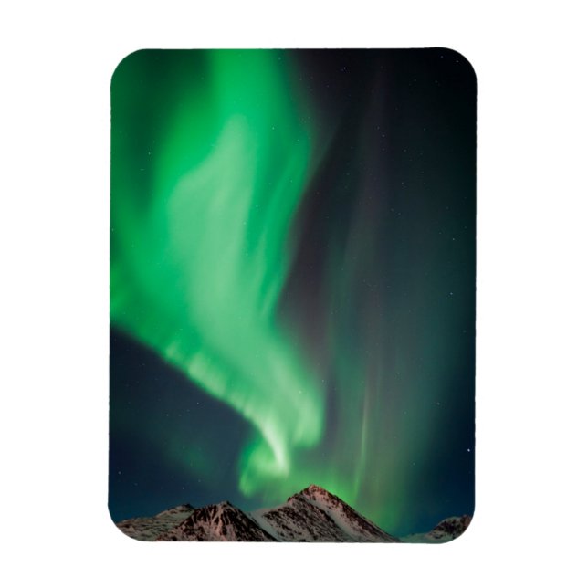 Aurora Borealis | Anchorage, Alaska Magnet (Vertical)