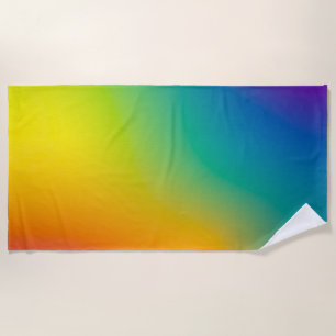 Aurora borealis beach towel