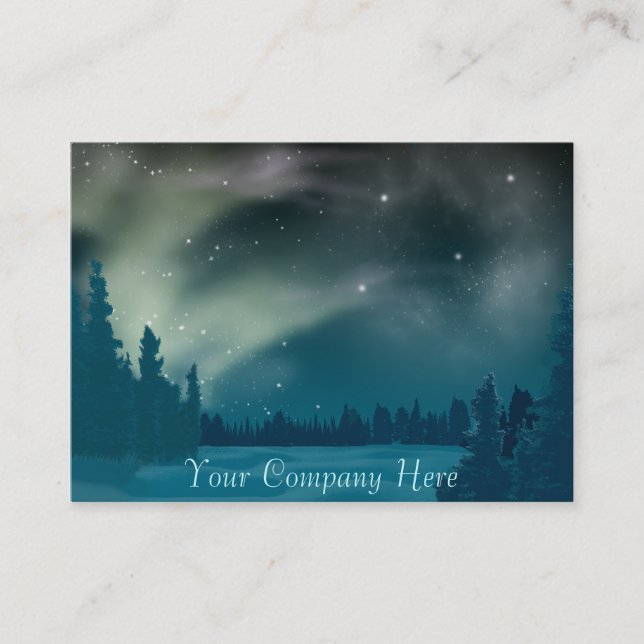 Aurora Borealis Business Card (Front)