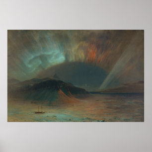 Aurora Borealis by Frederic Edwin Church 1865 Poster