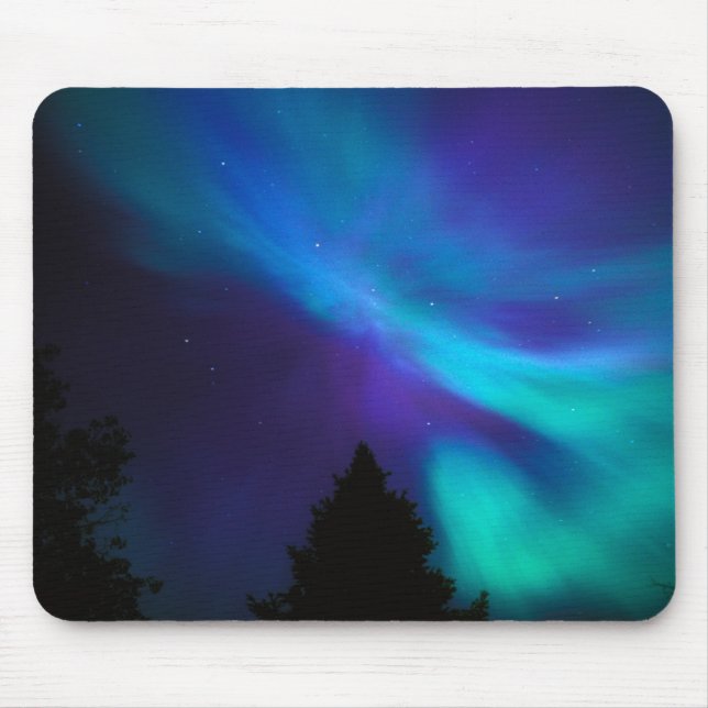 Aurora Borealis | Canada Ontario Sudbury Mouse Pad (Front)