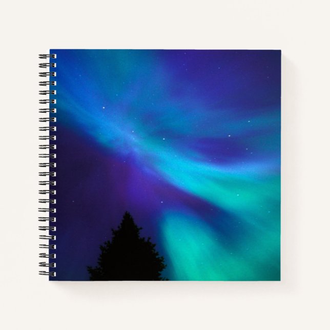 Aurora Borealis | Canada Ontario Sudbury Notebook (Front)
