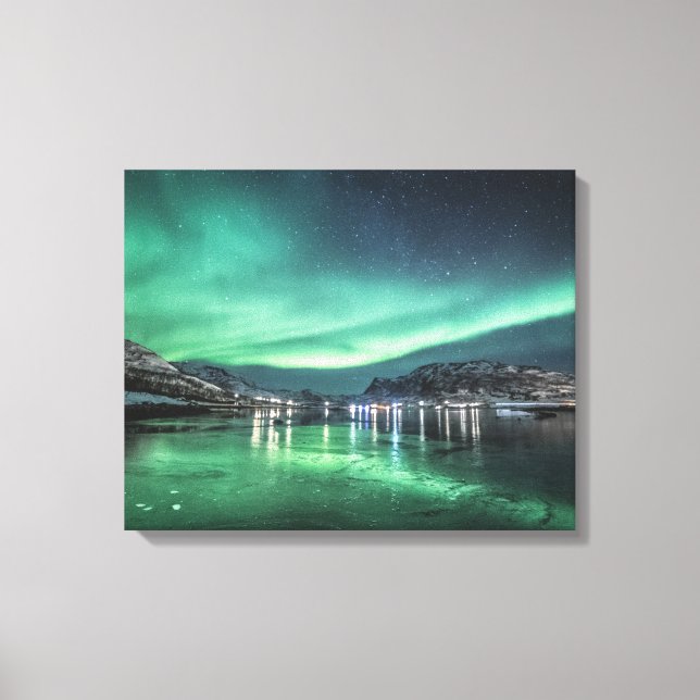Aurora Borealis Canvas Print (Front)