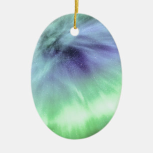 Aurora Borealis Ceramic Ornament