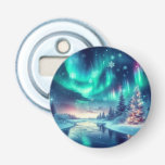 aurora borealis/Christmas/Winter Bottle Opener<br><div class="desc">hint of Christmas</div>