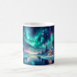 aurora borealis/Christmas/Winter Coffee Mug<br><div class="desc">hint of Christmas</div>