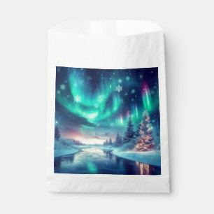 aurora borealis/Christmas/Winter Favour Bag
