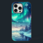 aurora borealis/Christmas/Winter iPhone 15 Pro Max Case<br><div class="desc">hint of Christmas</div>