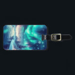 aurora borealis/Christmas/Winter Luggage Tag<br><div class="desc">hint of Christmas</div>