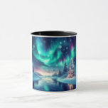 aurora borealis/Christmas/Winter Mug<br><div class="desc">hint of Christmas</div>