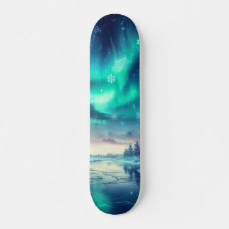 aurora borealis/Christmas/Winter Skateboard