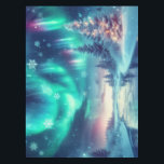 aurora borealis/Christmas/Winter Tablecloth<br><div class="desc">hint of Christmas</div>