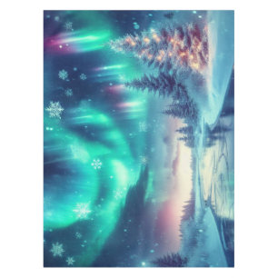 aurora borealis/Christmas/Winter Tablecloth