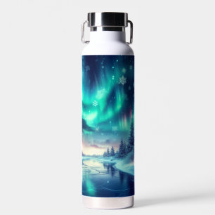 aurora borealis/Christmas/Winter Water Bottle