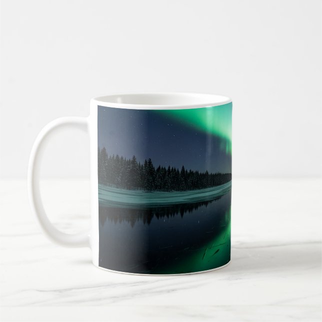 Aurora Borealis Coffee Mug (Left)