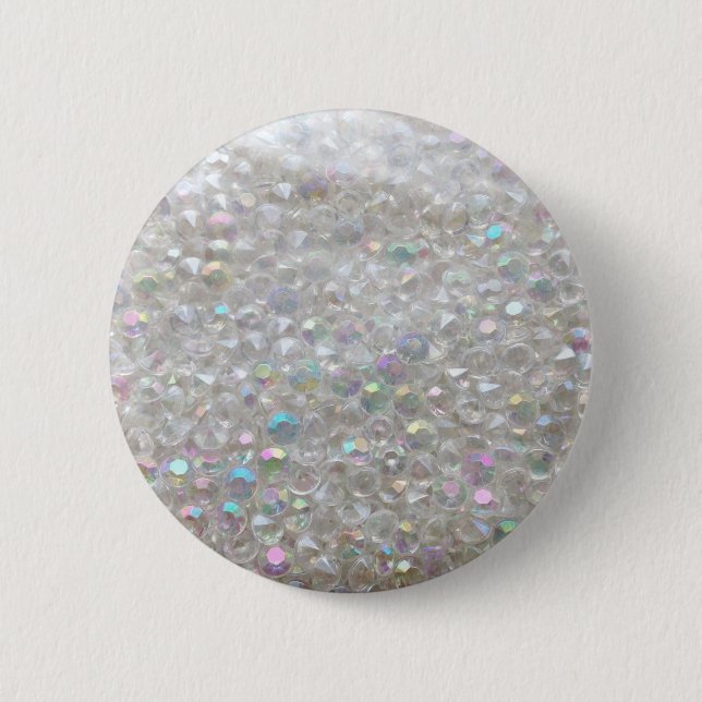 Aurora Borealis Crystals Image 6 Cm Round Badge (Front)