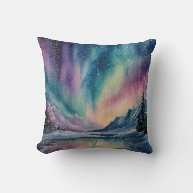 Aurora Borealis Cushion (Front)