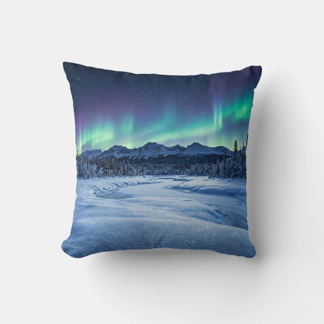 Aurora Borealis Cushion (Front)