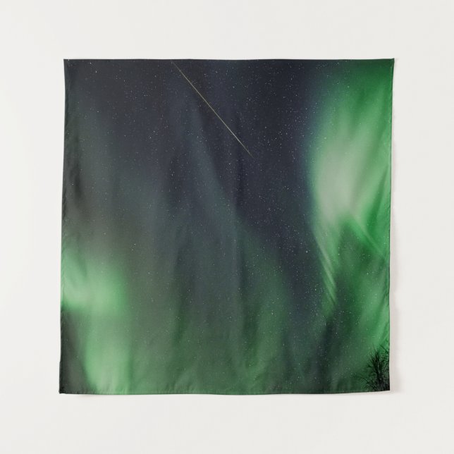 AURORA BOREALIS DURING NIGHT TIME TAPESTRY (Front)