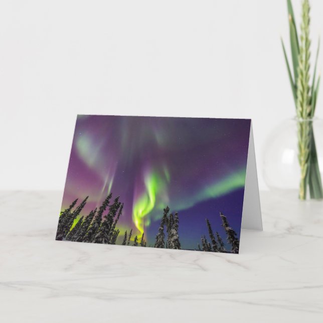 Aurora Borealis | Fairbanks, Alaska Card (Front)