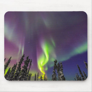 Aurora Borealis Fairbanks, Alaska Mouse Pad