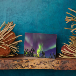 Aurora Borealis Fairbanks, Alaska Plaque