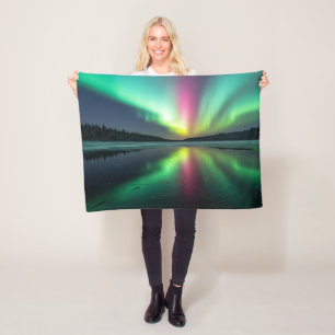 Aurora Borealis Fleece Blanket