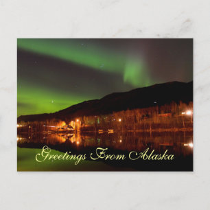 Aurora Borealis Greetings Postcard